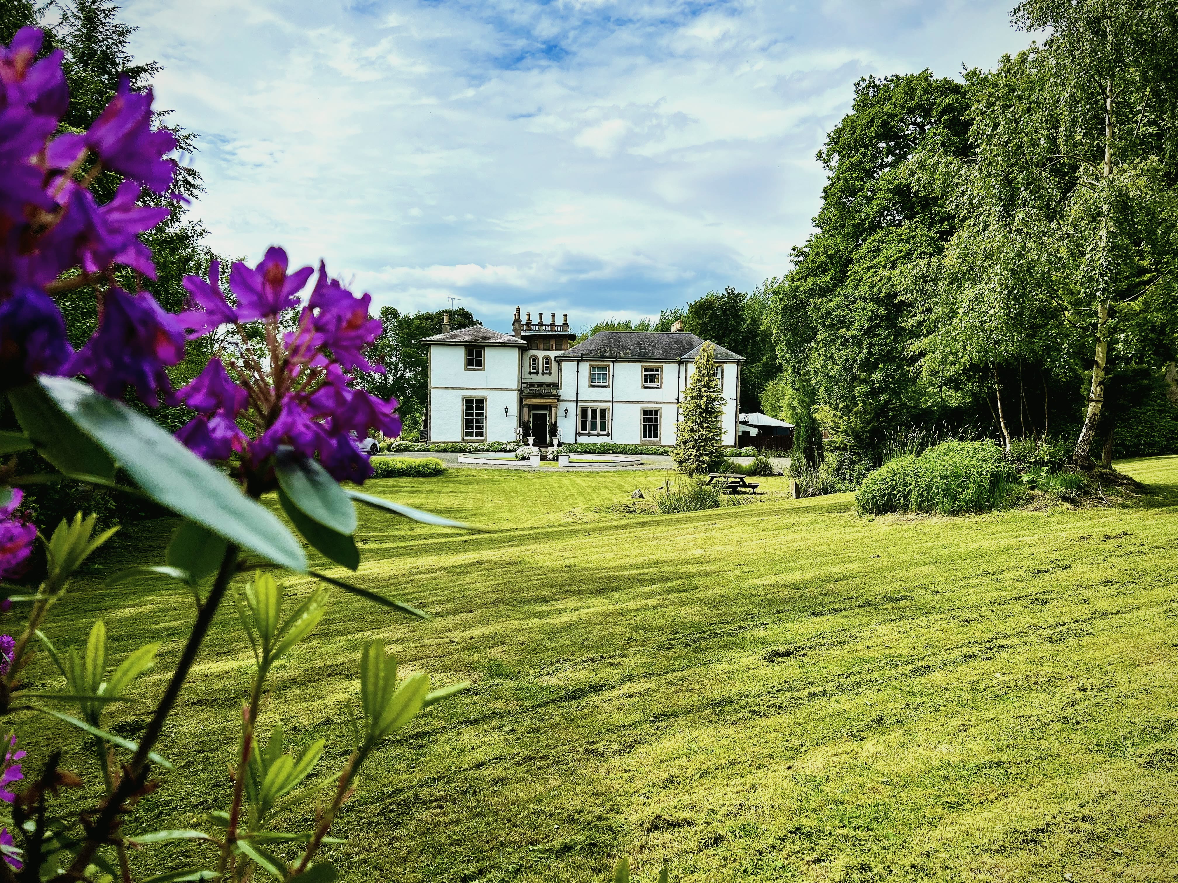 Front Lawn at Kirkhill Mansion